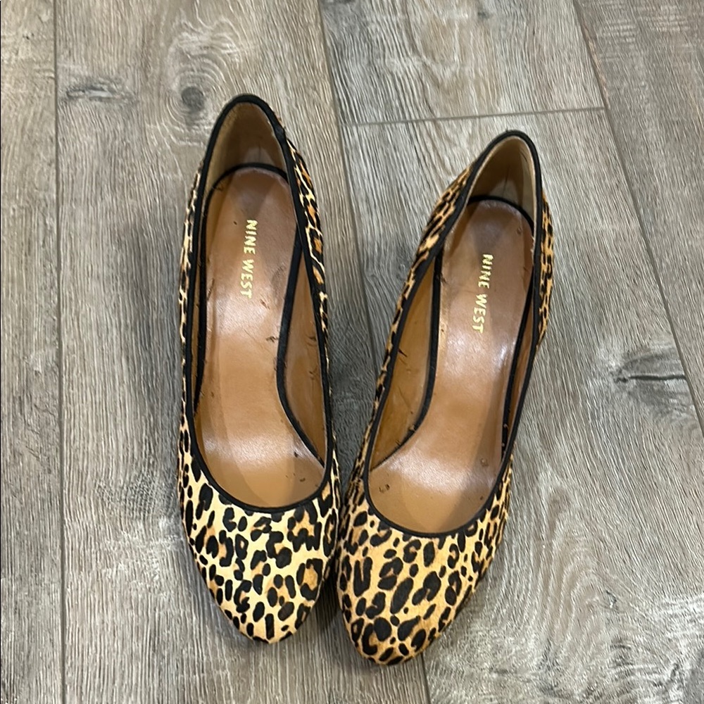 Nine West Brown and Black Stiletto Heels